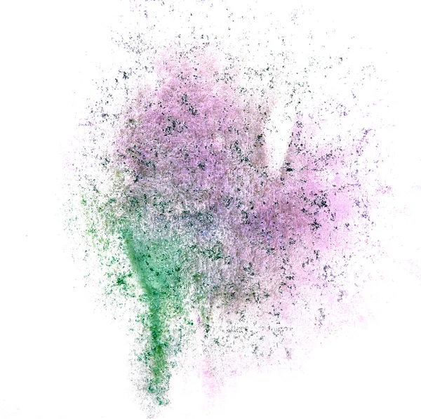 Art green, purple watercolor ink paint blob watercolour splash c — Stock Photo, Image