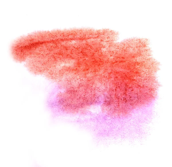Művészeti akvarell festék festék blob akvarell splash piros, lila co — Stock Fotó