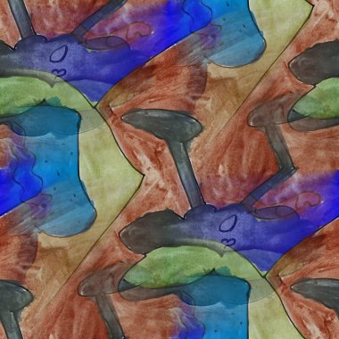 Sanat sorunsuz çağdaş dünya dışı doku suluboya BM