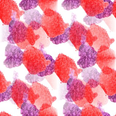 Sanatçı kırmızı, lilacgray sorunsuz sulu boya duvar kağıdı doku h