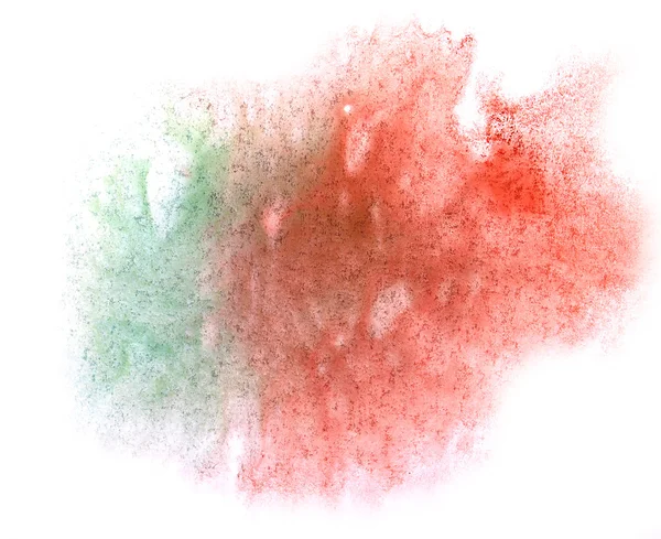 Konst akvarell bläck färg blob akvarell stänk färgglada fläcken — Stockfoto