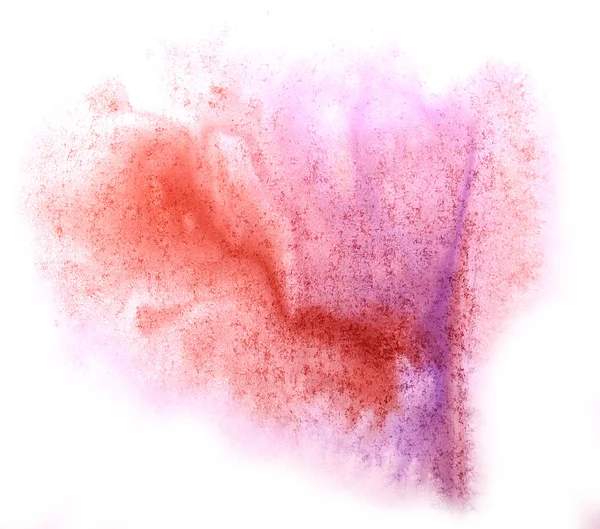 Art  watercolor ink paint blob watercolour splash colorful stain — Stock Photo, Image