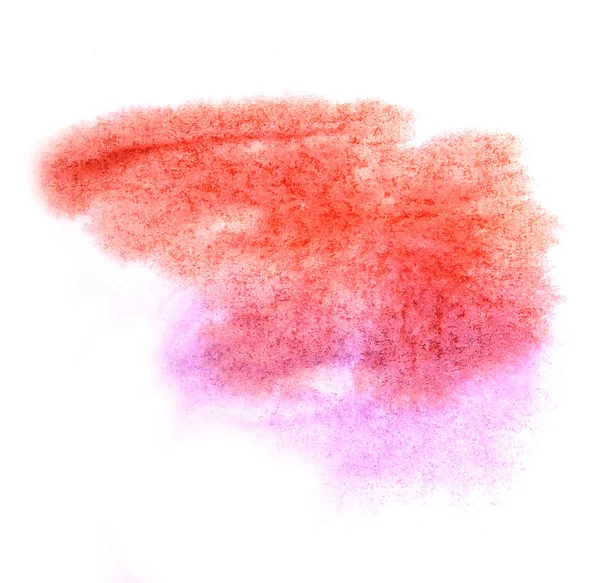 Art aquarelle encre peinture tache aquarelle éclaboussure rouge, violet co — Photo