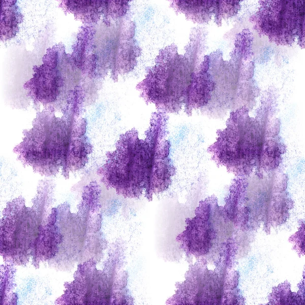 艺术家淡紫色，白色无缝的水彩壁纸的纹理 — 图库照片