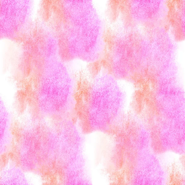 アーティスト紫、ピンク、白のシームレスな水彩テクスチャを壁紙します。 — ストック写真
