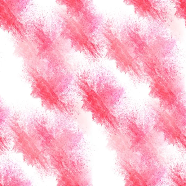 Künstler rosa, weiße nahtlose Aquarelltapete Textur der Hand — Stockfoto