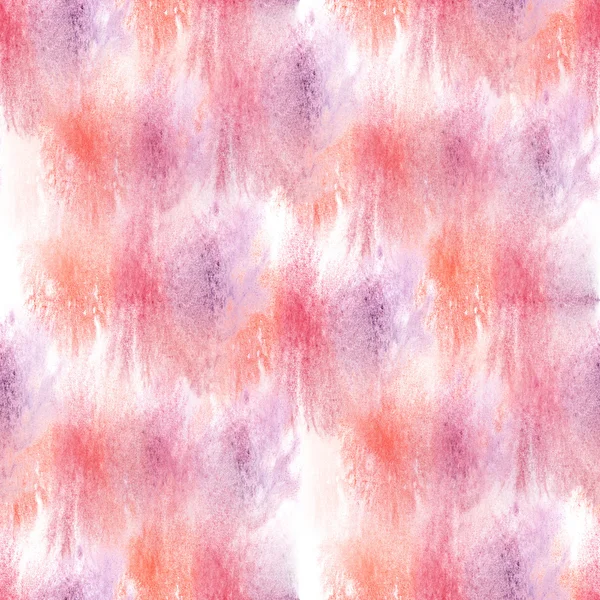 艺术家紫色，橙色，红色无缝水彩壁纸纹理 — 图库照片