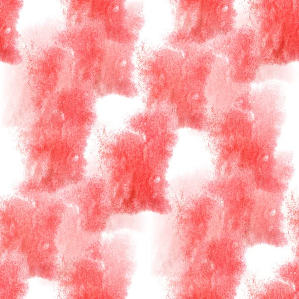 Художник красный, белый бесшовные обои акварели текстуры ручной — стоковое фото