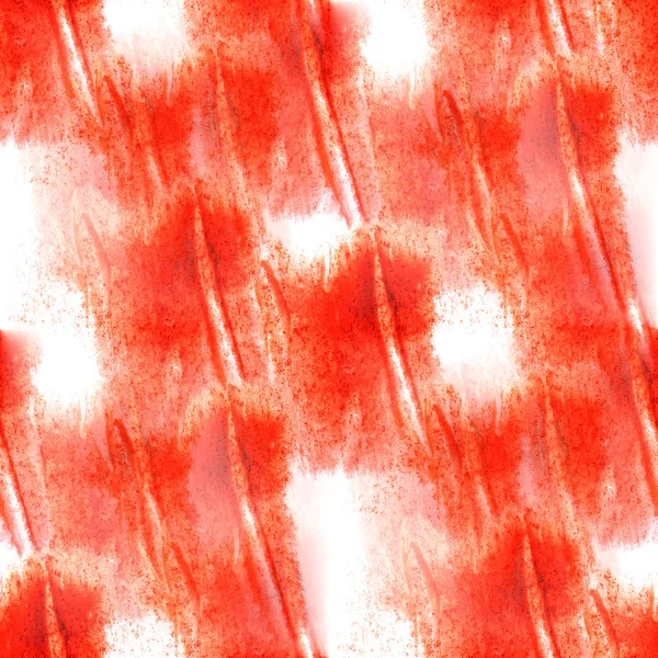 Umělec červený, bílá textura bezešvé tapety akvarel handm — Stock fotografie