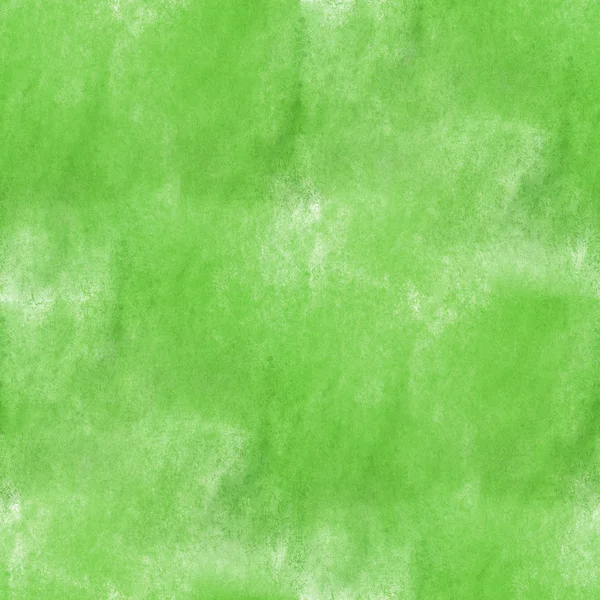 印象派画家绿色无缝水彩壁纸组织 — 图库照片