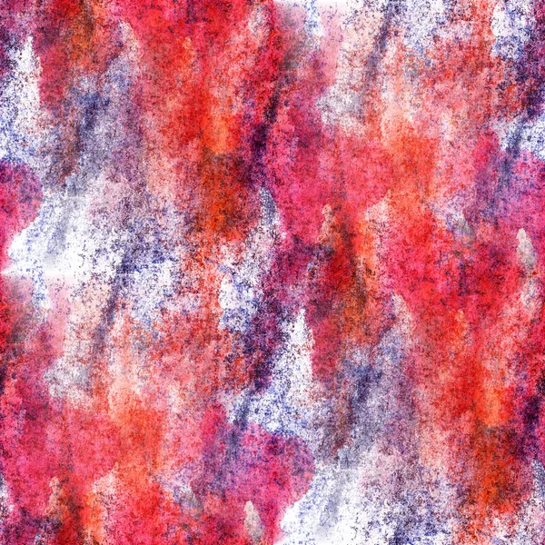 Impressionismo artista rosso, grigio, lilla parete ad acquerello senza soluzione di continuità — Foto Stock