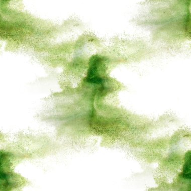 modern ressam yeşil, beyaz sorunsuz sulu boya duvar kağıdı doku