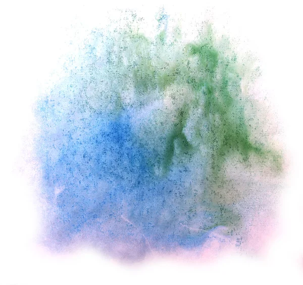 Sztuki współczesnej niebieski, zielony avant osłony tapety wzór — Zdjęcie stockowe