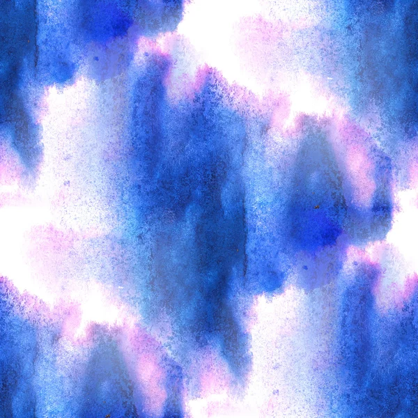 Moderne Künstler nahtlose blaue, rosa Aquarell Tapete Textur — Stockfoto