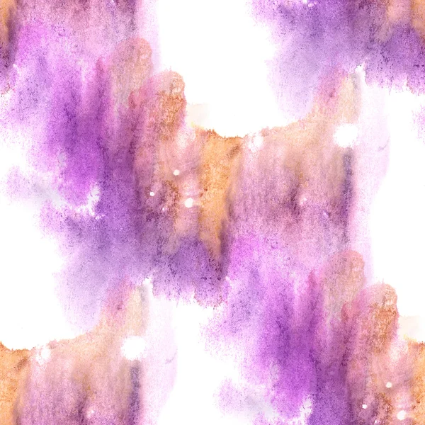 Современный художник бесшовные коричневые, фиолетовые обои акварели textu — стоковое фото