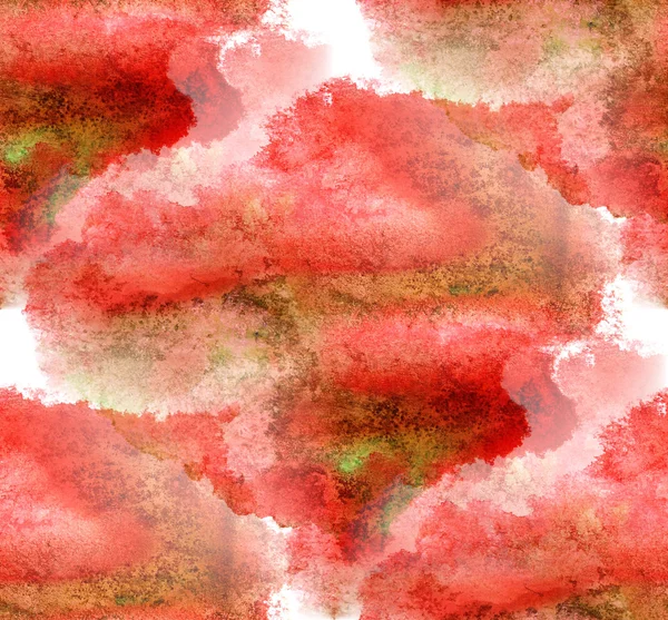 Modern artist  seamless red, yellow watercolor wallpaper texture — Stock Photo, Image