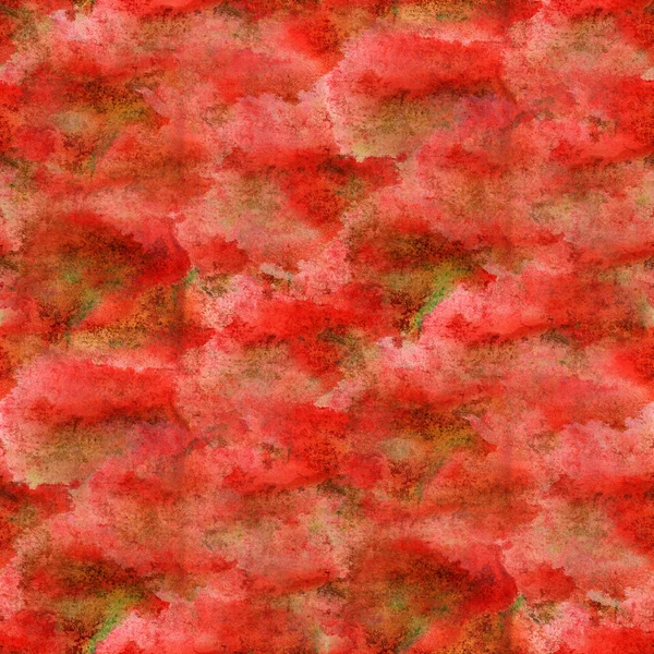 Moderne rouge, vert sans couture aquarelle artiste texture papier peint — Photo