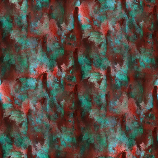 Moderne rote, grüne, weinrote nahtlose Aquarell-Künstler Tapete — Stockfoto