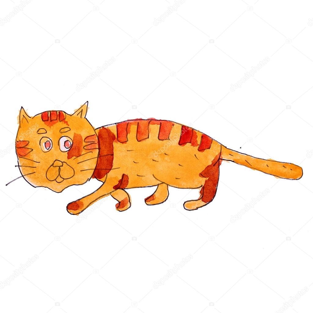 Dessin A L Aquarelle Chat Dessin Anime Isole Sur Fond Blanc Image Libre De Droit Par Maxximmm1 C Dessin A L Aquarelle Chat Dessin Anime Isole Sur Fond Blanc Image Libre De Droit Par Maxximmm1 C