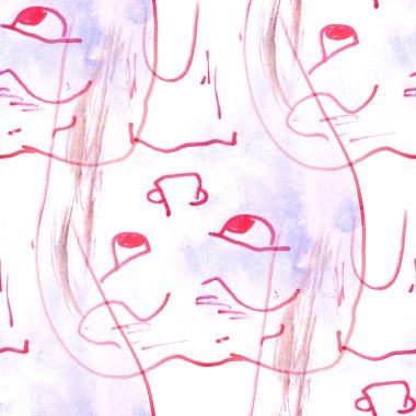 Duvar arka plan sorunsuz diş desen doku