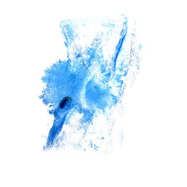 Sanat koyu mavi suluboya mürekkep boya blob suluboya sıçrama colo