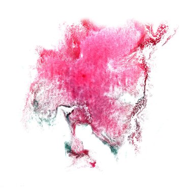 Sanat pembe, yeşil suluboya mürekkep boya blob suluboya sıçrama col