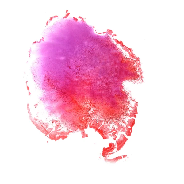 Abstrait Violet, dessin rouge trait encre aquarelle brosse eau c — Photo