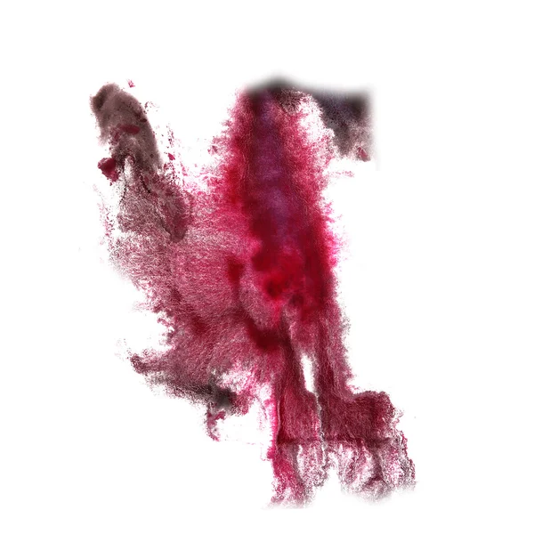 Art black, pink aquarell tinte farbe blob aquarell splash col — Stockfoto