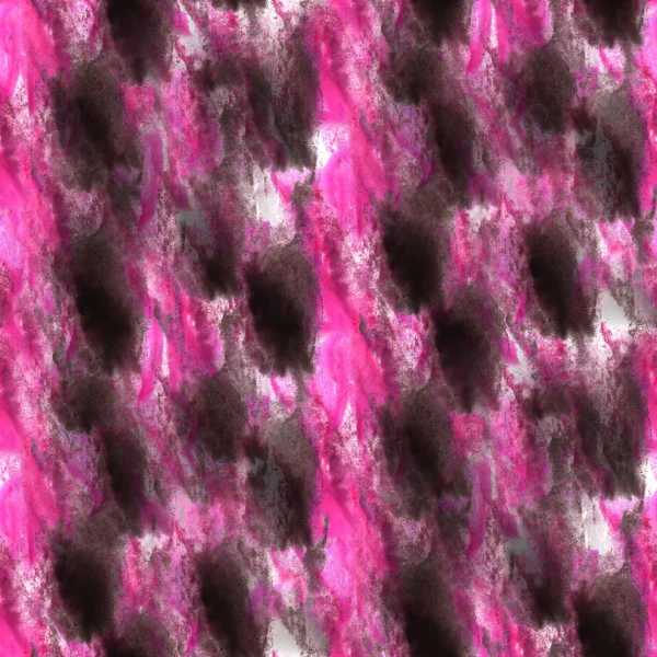 Sztuka czarny, różowy akwarela atrament farba kropelka akwarela rozchlapać col — Zdjęcie stockowe