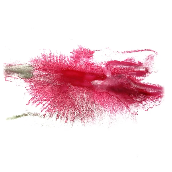 Abstrakte schwarze, rosa Zeichnung Tusche Aquarell Pinsel Wasser c — Stockfoto