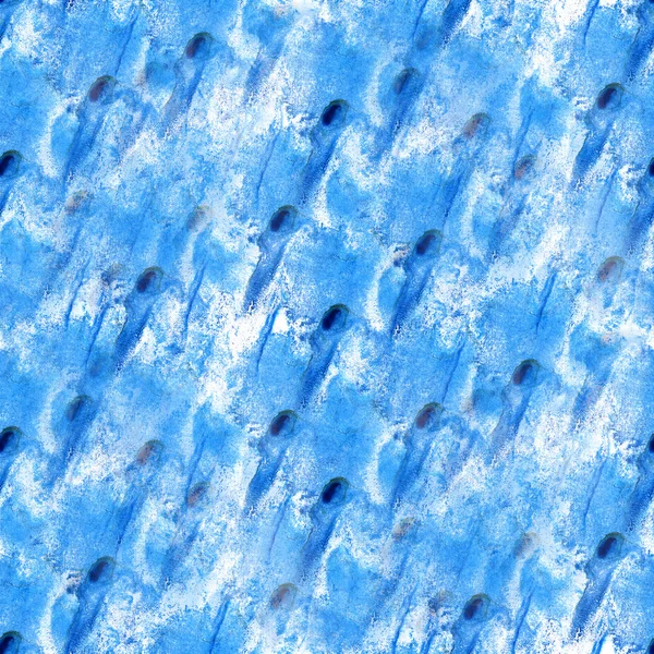 アート暗い青水彩インク ペイント blob 水彩スプラッシュ コロコロ — ストック写真