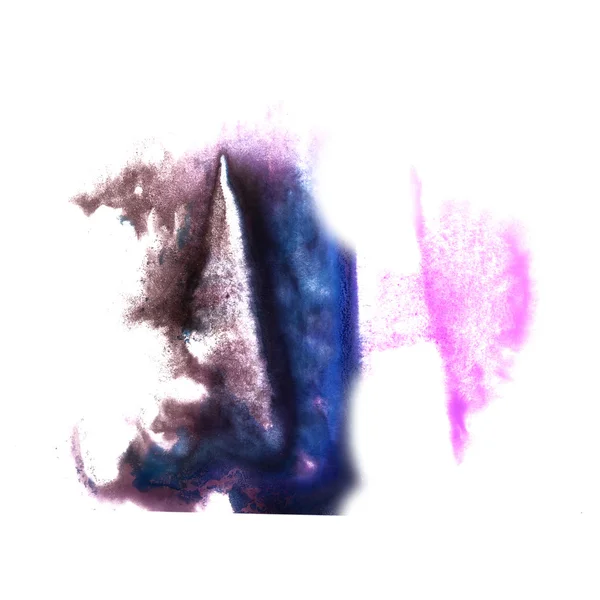 Искусство Розовый, темно-синий, черный акварель чернила краски капля акварели — стоковое фото
