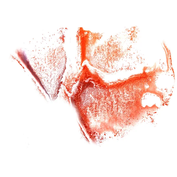 Art Red, lilac watercolor ink paint blob watercolour splash colo — Stock Photo, Image