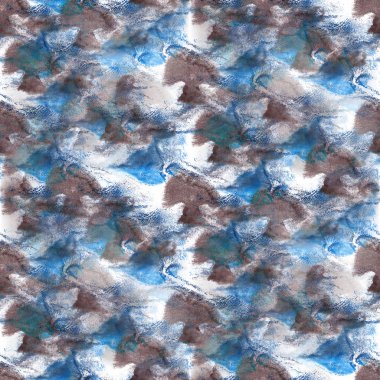 Gri, mavi çizim kontur mürekkep suluboya fırça su co soyut