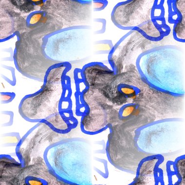 Duvar arka plan seamless modeli siyah kafatası