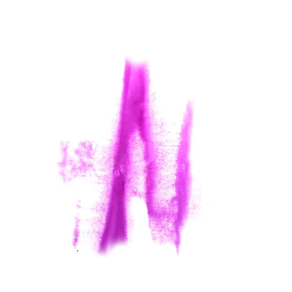 Art The lilac watercolor ink paint blob watercolour  splash colo — Stock Photo, Image