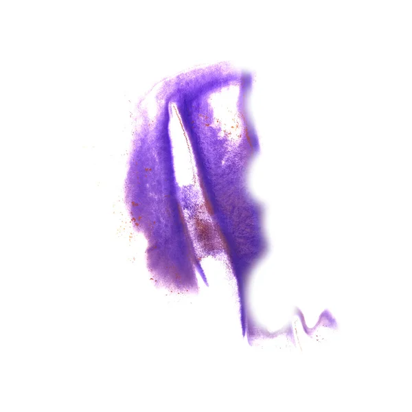 Art The lilac watercolor ink paint blob watercolour splash color — Stock Photo, Image