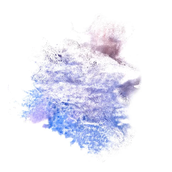 抽象的灰色，蓝色绘图中风油墨水彩笔水 — 图库照片