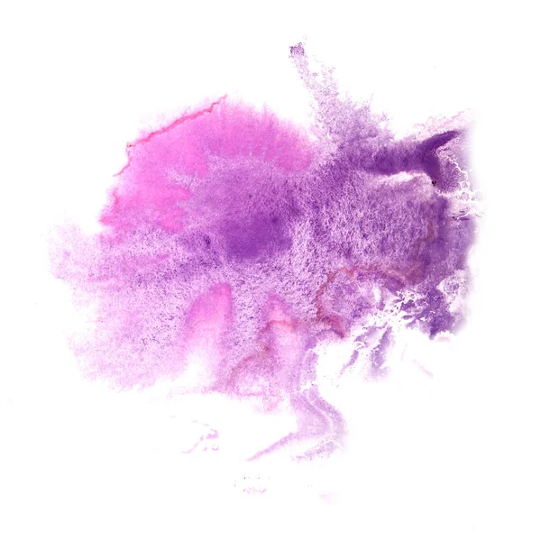 Abstract Lilac, pink drawing stroke ink watercolor brush water c — Stock Photo, Image