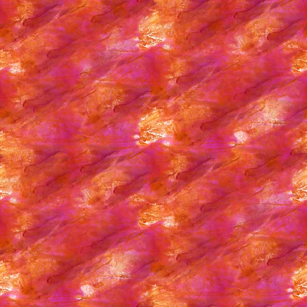 Abstracto naranja, rosa trazo tinta acuarela cepillo — Foto de Stock