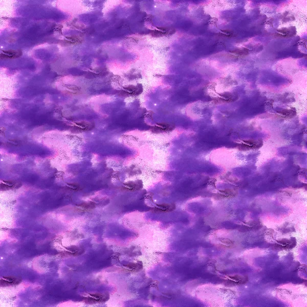Abstraktní růžové, fialové výkresu mrtvice inkoustu akvarel štětce vody — Stock fotografie