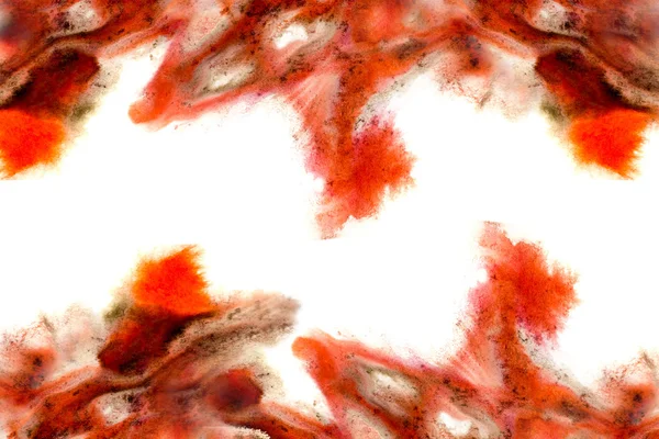 Preto vermelho manchas aquarela textura fundo isolado com s — Fotografia de Stock
