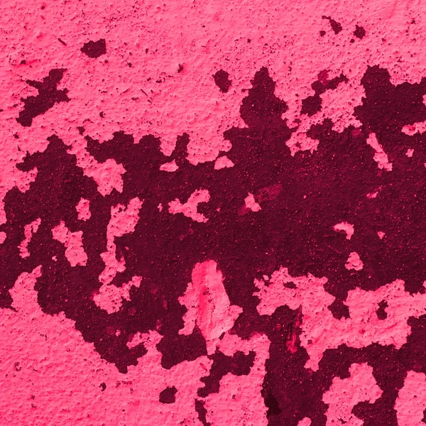 Pink abstract texture old wall with cracks on paint — Stock Photo, Image