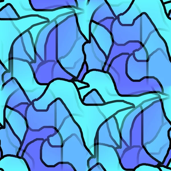Nahtlose Textur aus blauem Abstrakt — Stockfoto