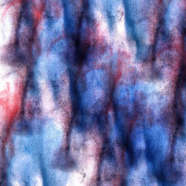 Arte acuarela azul, tinta roja pintura mancha acuarela chapoteo colo —  Fotos de Stock