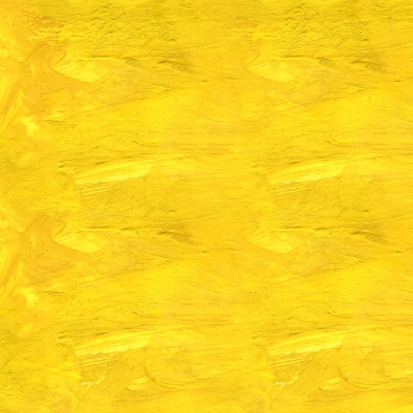 Textura sem costura de guache abstrato amarelo — Fotografia de Stock