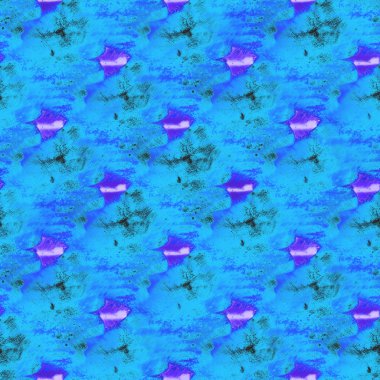 dokulu stil paleti mavi, mor fotoğraf çerçevesi suluboya deniz