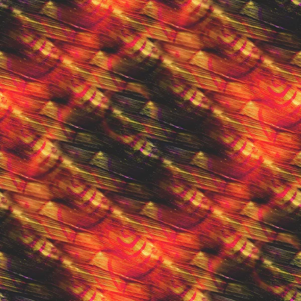 Stil texturat paleta imagine cadru acuarelă roșu, cusătură neagră — Fotografie, imagine de stoc