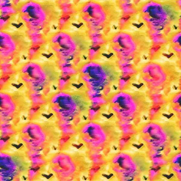 Текстурированная палитра изображения фиолетовый, желтый кадр акварели с — стоковое фото
