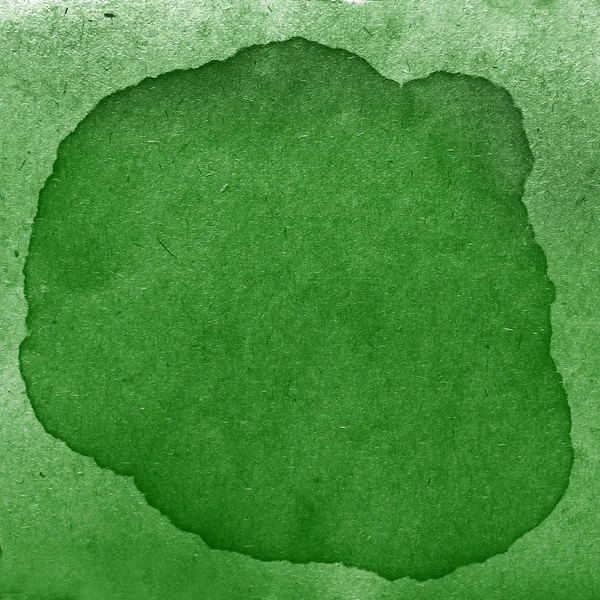 Akvarel abstraktní pozadí barva barvy kulatý design zelené spl — Stock fotografie